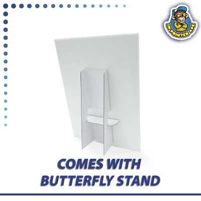 Butterfly stand for table display