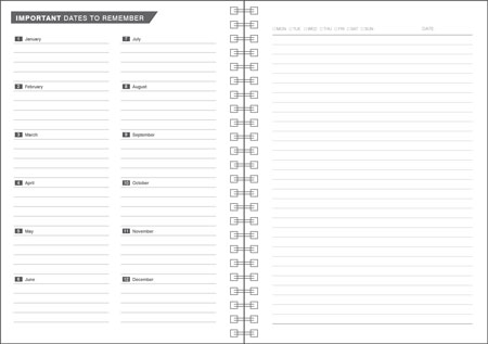 16 diary planner + 64 - Content17