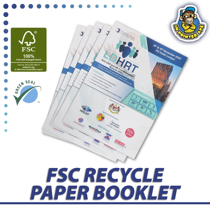 fsc recycle booklet color