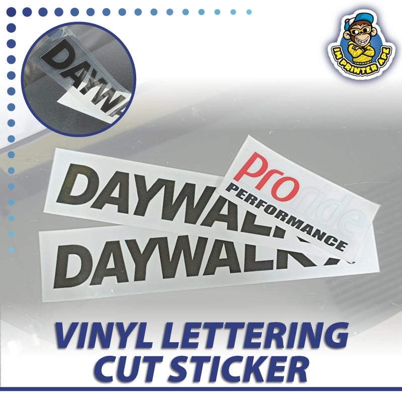 Vinyl Lettering Cut | Vinyl Logo Print and Cut