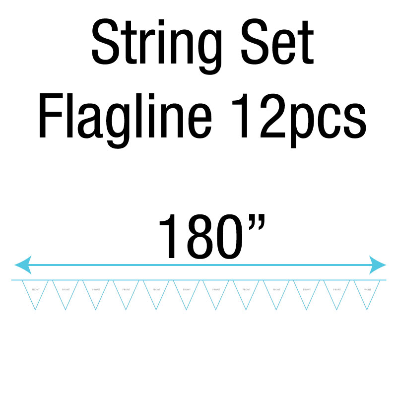 Flaglines - 12pcs (180 inch)