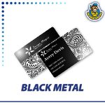 Black Metal Business Card