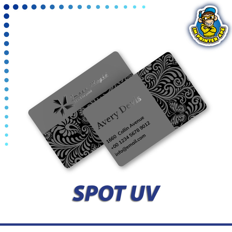 Spot UV Name Card Print
