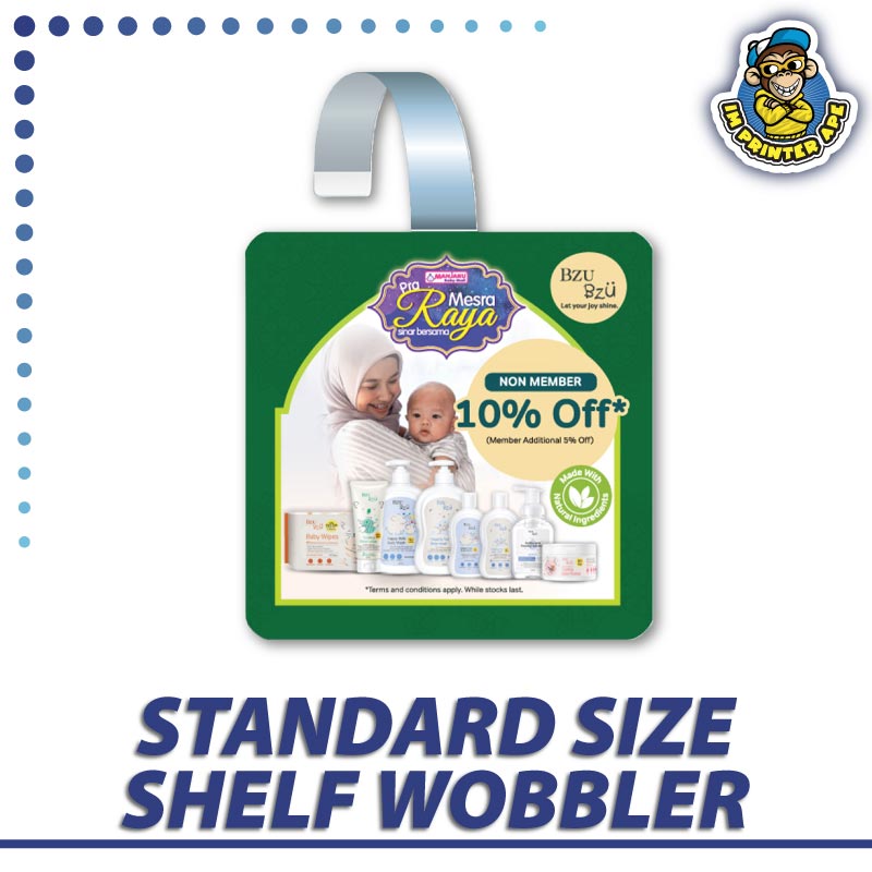 Standard Size Shelf Wobbler